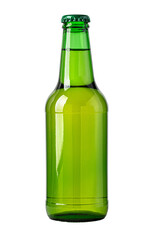 green beer bottle