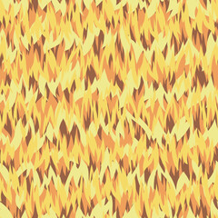 Yellow vector abstract seamless fire texture.