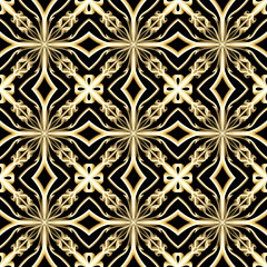 eamless luxurious surface pattern in golden color. Use for fashion design, clothing, fabrics, home decoration, bedding, wallpapers, invitations, greeting cards and gift packages.