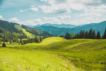 Fototapeta na wymiar Die Alpen von Österreich