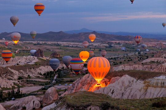 Balony nad Kapadocją w Turcji