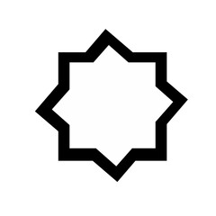 Collection of oriental style Islamic windows