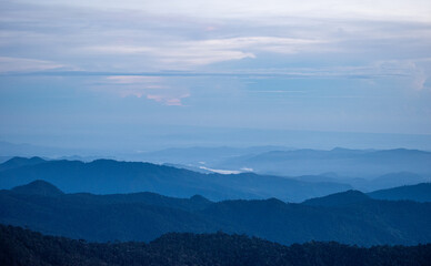 Fototapeta premium mountains and clouds