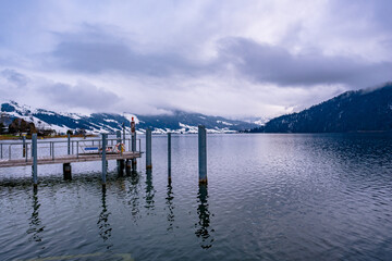 Winter lake view - Aegeri, Switzerland