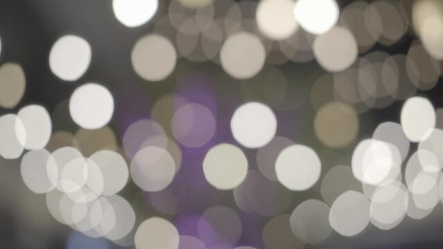 Bokeh light en movimiendo de rotacion 