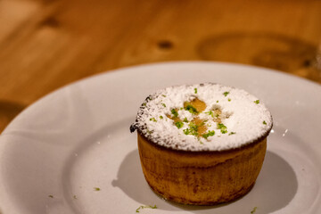 Torta de Santiago, a Spanish almond cake, or St. James' cake, a traditional dessert in the Spanish region of Galicia