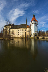 Fototapeta na wymiar Blatna castle near Strakonice, Southern Bohemia, Czech Republic