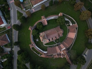 Fortified Evangelical Church Harman in Romania , pictures taken with a drone.
