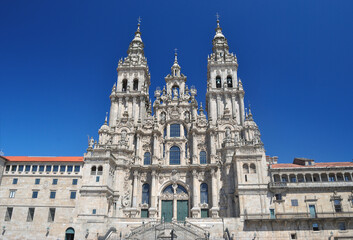 Catedral de Santiago de Compostela - obrazy, fototapety, plakaty
