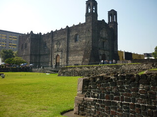 Fototapeta na wymiar Mexican Church temple