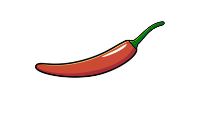 Chili Pepper Vegetable Vector Design