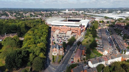 Aerial Photograph of The Holte End, Villa Park