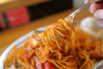 昔ながらのナポリタン（神奈川県横浜市）