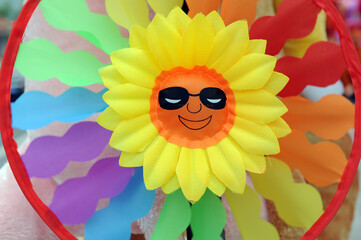 A small windmill, a child's toy