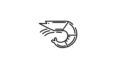 shrimp icon design
