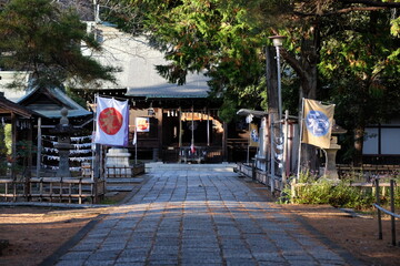 仙台青葉神社の参道の風景
