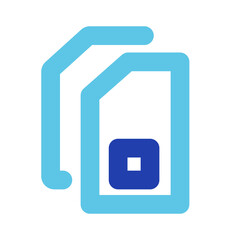 Obraz premium dual sim card