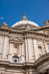 Obraz premium Exterior of beauitful Saint Paul's Cathedral in London.