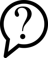 Question Mark Icon Vector Design Illustration on white background..eps