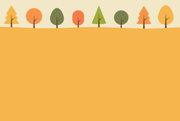 背景イラスト_秋の背景