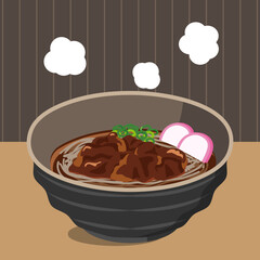 肉そば　背景あり　1:1