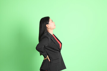 Fototapeta premium Business Asian Woman
