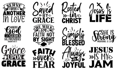 Fototapeta premium Christian SVG Design Bundle