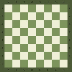 green chess board