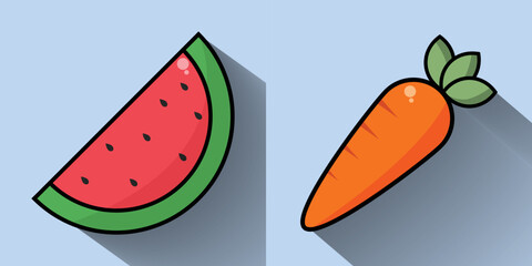 illustration of a watermelon