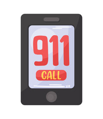 smartphone with 911 call