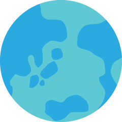 簡略化した地球(寒冷化)