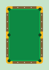 illustration of a green board