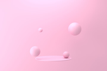 Display stand design. 3D product display. 3D rendering.