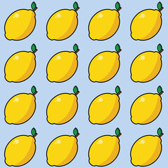 seamless background with fruits