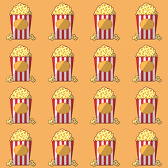 seamless pattern with easter eggs