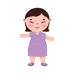 young korean woman standing