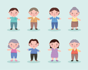 korean family members group