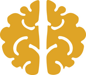 Brain icon vector. Health and brainstorm idea decoration.