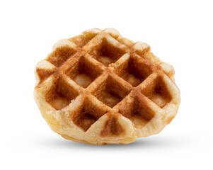 Waffles isolated on white