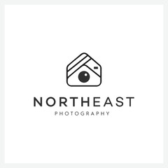 logo home and camera for business photography