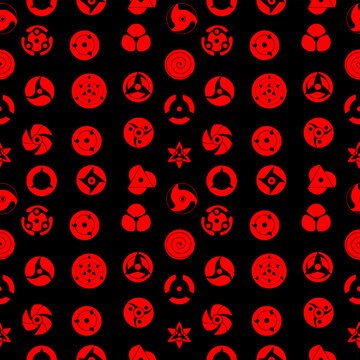 Naruto Sharingan/Rinnegan Vector Set