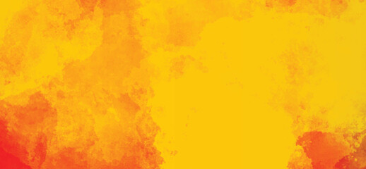 Yellow watercolor background for your design