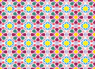 Islamic geometric motifs, which are very nice