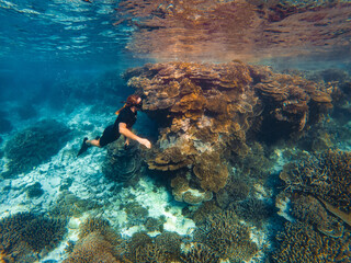 Snorkeling in the sea - Great Barrier Reef © Lily