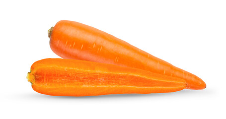 carrot isolated on white