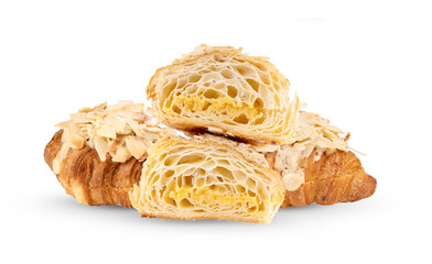 Croissant isolated on white