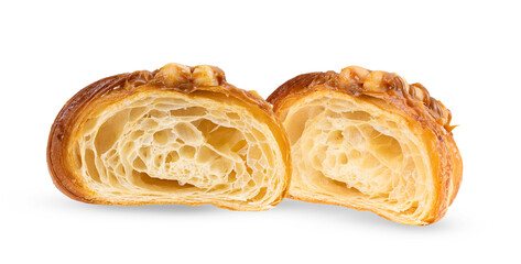 Croissant isolated on white