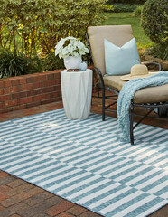 Outdoor area rug carpet textile texture design.	
