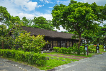 Fototapeta na wymiar ancient dormitory of hualien tourism sugar factory in taiwan