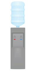 Water bottle dispenser. vector illustration